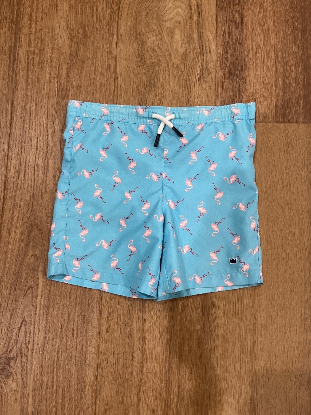 Boys size 4 Crown and Ivy flamingo swim trunks size 4